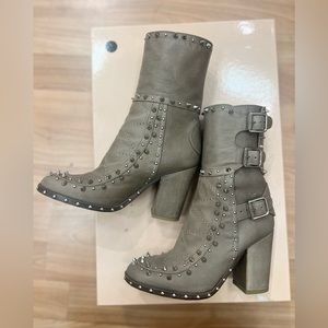 Laurence Dacade leather boot with studs
